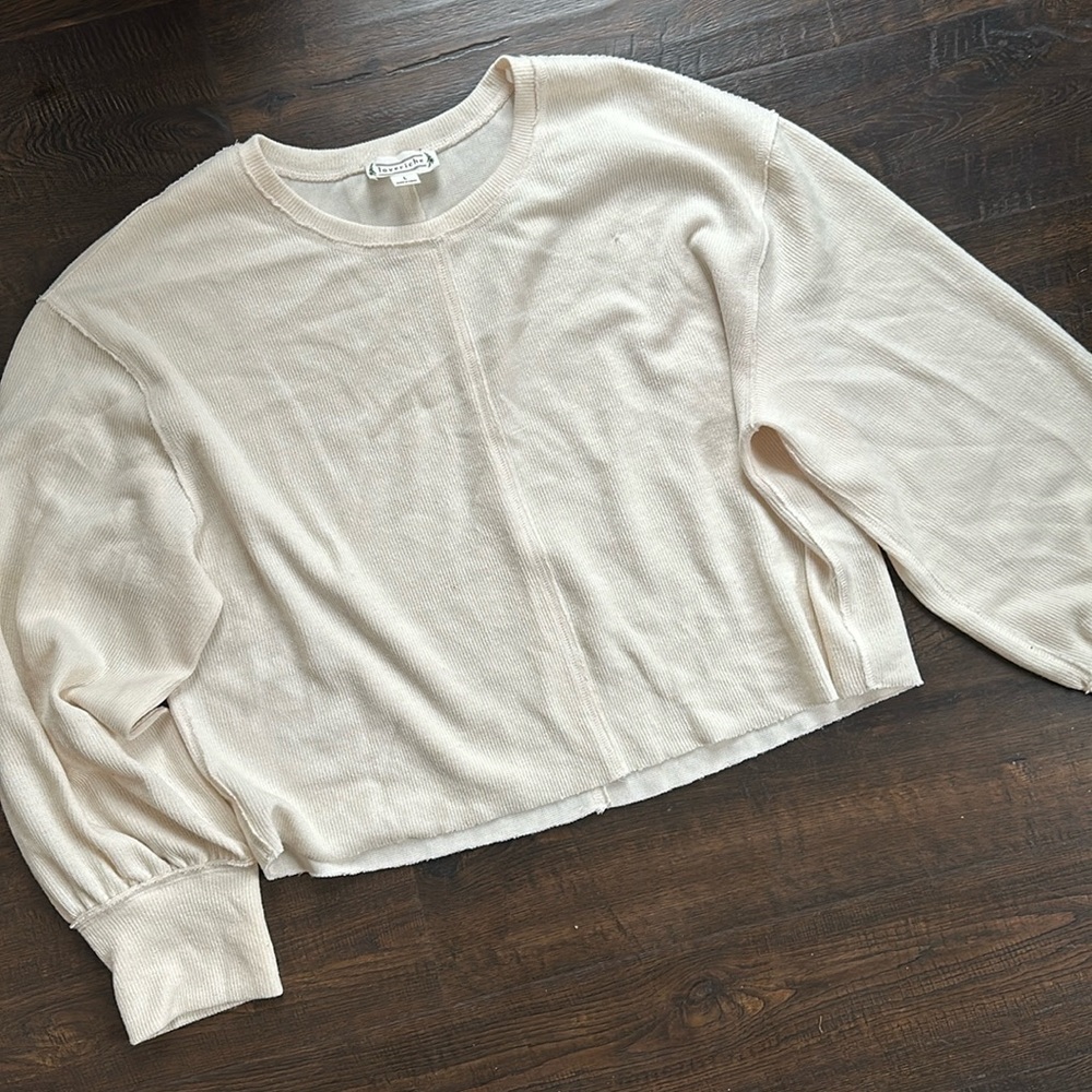 Cropped sweatshirt